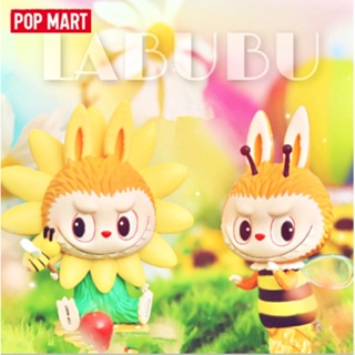 ★Hgtoys★[Optional] Popmart LABUBU ตุ๊กตาเอลฟ์ กล่องปริศนา ดอกไม้ ของขวัญ สําหรับตกแต่ง