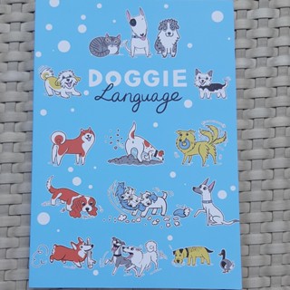 สมุดจดไม่มีเส้น ลายน่ารัก ลายสุนัข Dogs collection ขนาด pocket book