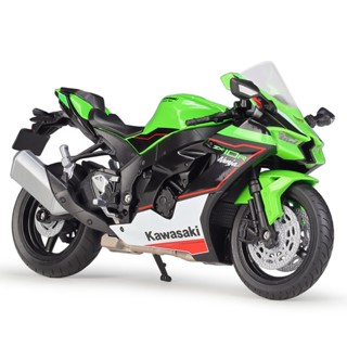 Welly โมเดลรถจักรยานยนต์ Kawasaki Ninja ZX-10R 1:12 2021