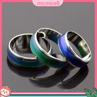 (micmicell) women แหวนคู่รักเปลี่ยนสีตามอุณหภูมิ