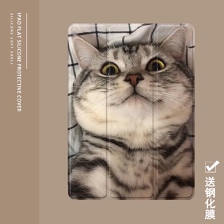 Personality cat เคสไอแพด mini 6 air 1 2 3 4 5 เคส gen 7 8 9 cover pro 10.2 11 inch 2017/2018 case with pen slot