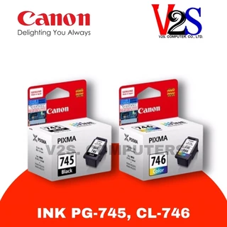หมึกแท้ ตลับหมึกอิงค์เจ็ท Canon Ink PG-745 / CL-746 [ สีดำ และ สี ] ของแท้ 100%