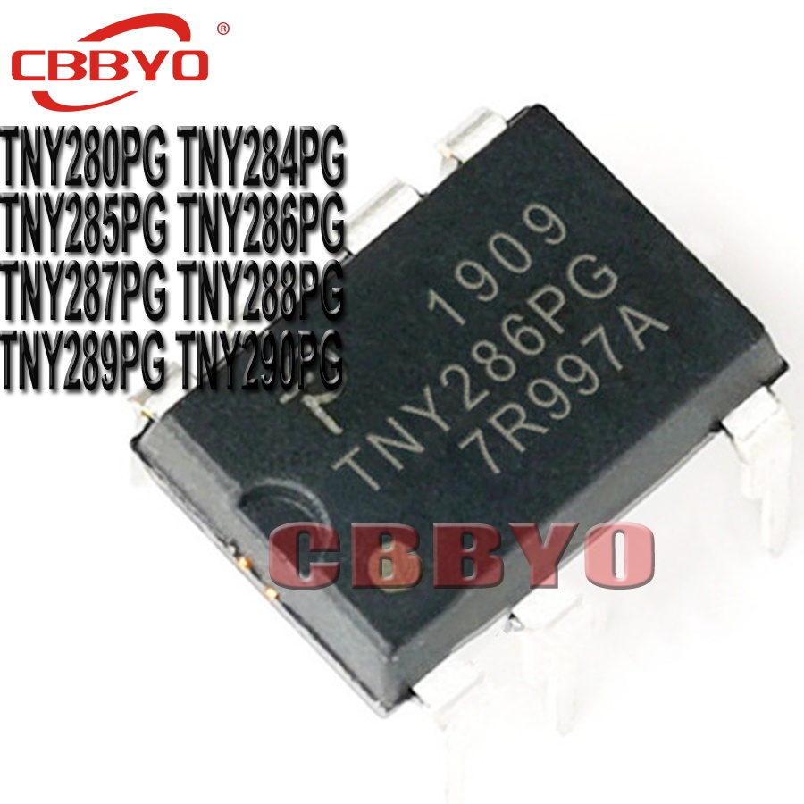 ((5 ชิ้น) ใหม่ วงจรรวม DIP-7 TNY280PG TNY284PG TNY285PG TNY286PG TNY287PG TNY288PG TNY289PG TNY290PG