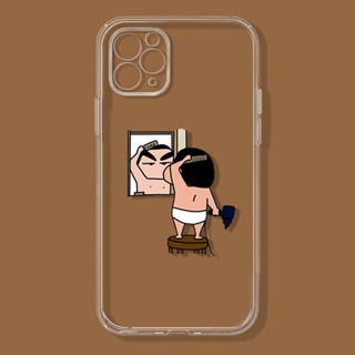Crayon Shin Chan~เคสไอโฟน 7 8 se2020 iPhone 12 14 pro เคส 13 11 pro max 8 phone case Xr Xs X max 8พลัส cover นิ่ม 7plus