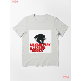 New Maximo Park A Certain Trigger Essential T-Shirt เสื้อยืดพิมพ์ลายการ์ตูนมังงะ ดผ้าเด้ง คอกลม cotton แฟชั่น sale Unise