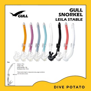 GULL Leila Stable snorkel สน็อกเกิ้ลสำหรับดำน้ำ