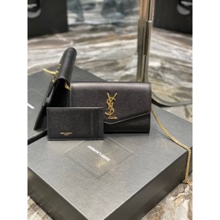 🔥🔥พร้อมส่งNew YSL UPTOWN Chain Wallet เทพ 📌size 19x12x3 cm.