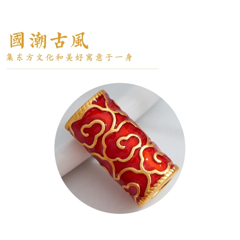 สร้อยข้อมือลูกปัดสีทอง สไตล์โบราณ เจ้าหน้าที่สวรรค์ thumbnail 7