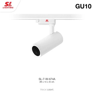 SL LIGHTING | Track Light GU10 โคมไฟแทรคไลท์ โคมไฟติดราง,ติดลอย โคมไฟส่องเฉพาะจุด รุ่น 673A, 674A, 674C