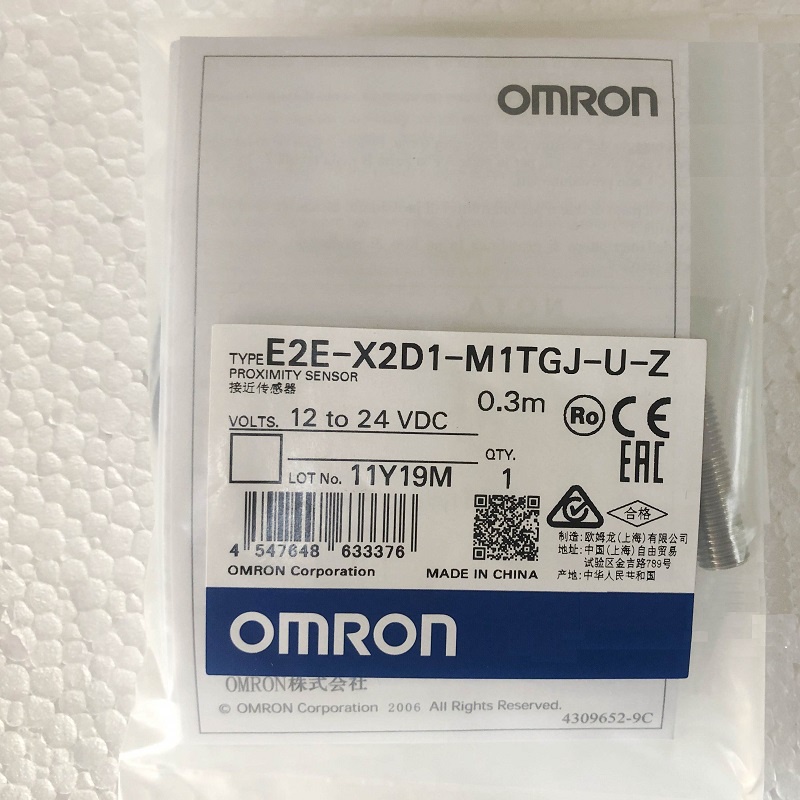 YTH เซ็นเซอร์ Omron Proximity Sensor E2E-X2D1-M1TGJ-UZ 0.3M E2E-X2D2-M1TGJ-UZ 0.3M E2E-X1TGJ-M1T1TGJ