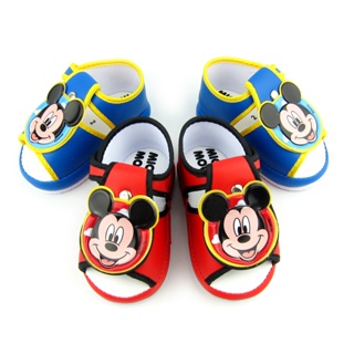 Kenta รองเท้าแตะสวมหุ้มส้นเด็กหัดเดินลายBaby Mickey Mouse ขนาด2-6 รุ่นBM2-7