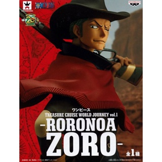 Zoro ของแท้ JP แมวทอง - Treasure Cruise World Journey Banpresto [โมเดลวันพีช]