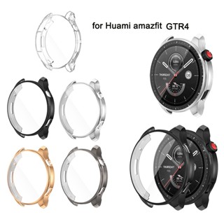 เคสโทรศัพท์มือถือแบบนิ่ม TPU กันรอยหน้าจอ สําหรับ Huami Amazfit GTR4 GTR 4 Slim