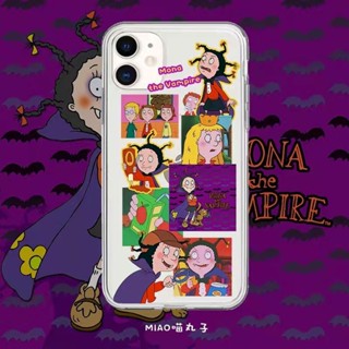 Mona le vampire เคสไอโฟน iPhone 12 11 14 pro เคส 13 pro max case 7 8 se2020 iPhone 8plus cover 7plus 8พลัส Xr Xs X นิ่ม