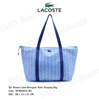 Lacoste กระเป๋าช้อปปิ้ง รุ่น Womens Izzie Monogram Nylon Shopping Bag Code: NF3834VA J81