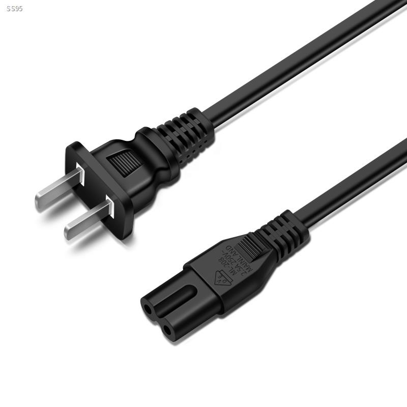 【Hot sale】﹊Pure copper 2 jack 8 suffix power cord Samsung Sony laptop
