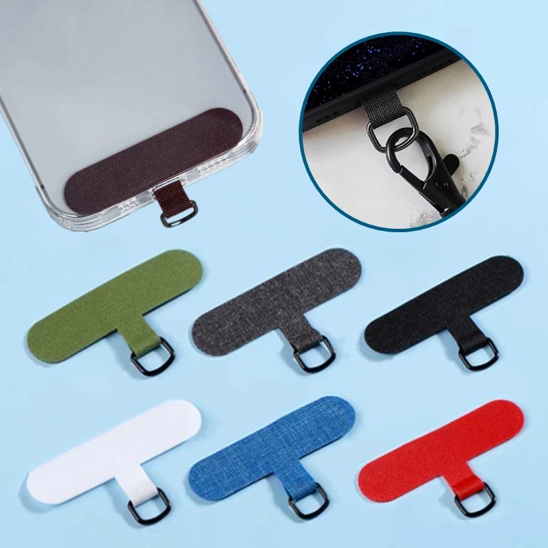 ปะเก็นสายคล้องโทรศัพท์มือถือ แบบใส ถอดออกได้ แบบเปลี่ยน 1 ชิ้น