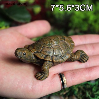 ฟิกเกอร์เรซิ่น รูปปั้นเต่า Maud Turtle ขนาดเล็ก สําหรับตกแต่ง