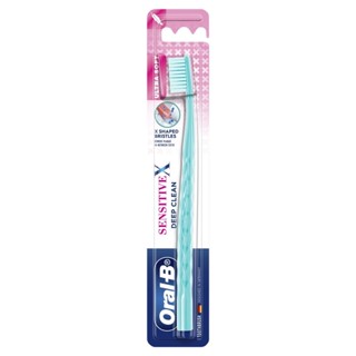 Oral-B Sensitive X Deep Clean P1แปรงสีฟัน เซนซิทีฟเอ็กซ์ ดีพคลีน 1ด้าม