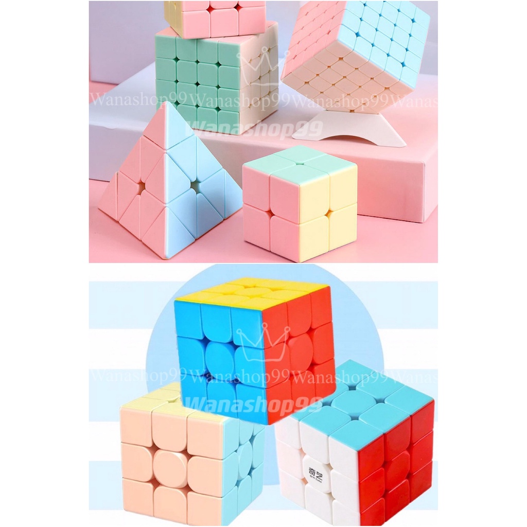 รูบิค 3x3x3/2x2x2 ความเร็วระดับมืออาชีพ ลูกบาศก์ ของเล่นลับสมอง Twist Puzzle Rubik's Cube & MF3RS Ra
