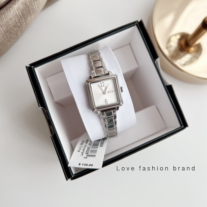 👑ผ่อน0%~แท้100%👑 นาฬิกาข้อมือ DKNY Women's Crosstown Stainless Steel Dress Quartz Watch NY2868