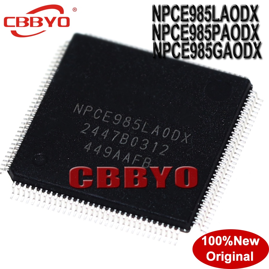 NPCE985LAODX 1pcs ยี่ห้อใหม่ NPCE985PAODX NPCE985GAODX NPCE985LA0DX NPCE985PA0DX NPCE985GA0DX QFP-12