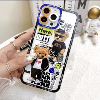 เคสใส ลายการ์ตูน กันเลนส์ฺกล้อง เคสนิ่มซิลิโคน VIVO Y21/Y33S/Y33T/T1X/Y15S/Y01/V25 5G