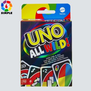 UNO All Wild Family Card Game For 7 Year Olds And Up