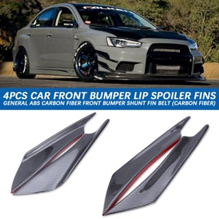 Lantop สปอยเลอร์กันชนหน้ารถยนต์ คาร์บอนไฟเบอร์ สําหรับ Mitsubishi Lancer EVO X 10