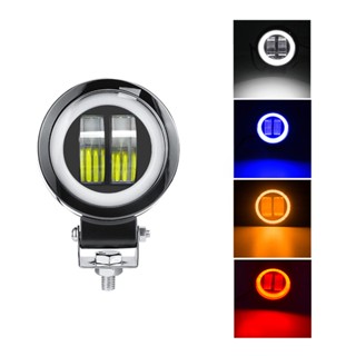 20W Two Color Led Fog Light 4inch Square Round Aluminum High Quality DC9-36V 3030 Universal Led Fog Light