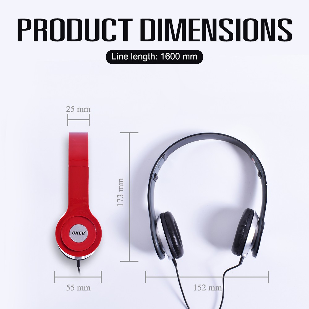 🆕มาใหม่ 🚀ส่งเร็ว🚀 OKER SM-350 STEREO HEADPHONE หูฟัง สมอลล์ทอล์ค แบบ1แจ็ค 3.5mm 3ขีด มีไมค์ในตัว คุยมือถือได้  Smalltalk