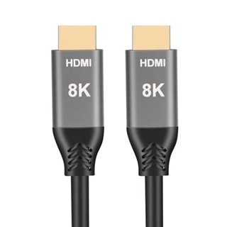 สาย HDMI 2.1V 7680*4320P 8K  HDR ความยาว 3 เมตร สัญญานดีทนทานได้มาตรฐาน (พร้อมส่ง)