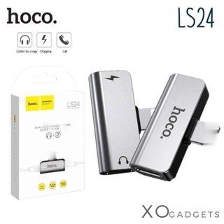 hoco LS24 หัวต่อสายชาร์จ หัวแปลง อแดปเตอร์ รุ่น ip (รูแบน+รูแบน) คุยสายได้