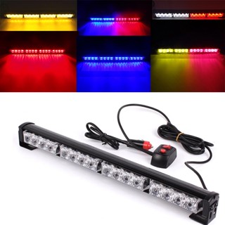 【พร้อมส่ง】ไฟกระพริบฉุกเฉิน Led 16 ดวง DRL 12V พลังงานสูง คุณภาพสูง สําหรับติดรถบรรทุก รถดับเพลิง ตํารวจ