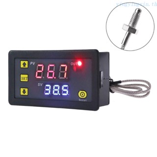 YIN Digital Temperature Controller Relay Output K-type Thermocouple 12V Measuring Range -60~500℃ Used for Industrial