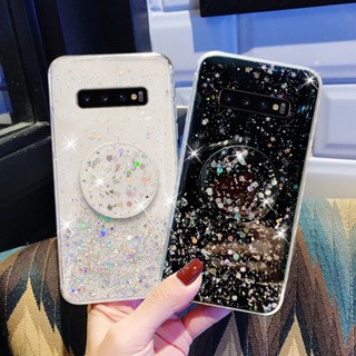 เคสโทรศัพท์ซิลิโคน TPU แบบนิ่ม ลายกากเพชร กันกระแทก สําหรับ Samsung A9 A10 A20 A30 S10e M20 Galaxy S10 A8 J4 J6 + PlUS