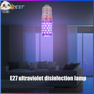 ❉ดีที่สุด❉หลอดไฟฆ่าเชื้อ E27 60 LED UV สําหรับฆ่าเชื้อโรคที่บ้าน