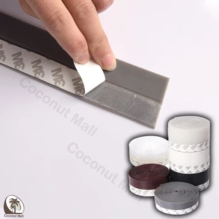 เทปติดช่องว่างประตู ซีลใส แถบซีลซิลิโคนใส สีใส ซิลิโคน ติดขอบประตู ปิดขอบประตู สําหรับติดด้านล่างประตู หน้าต่าง กระจก