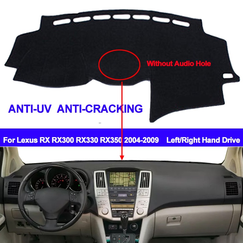 Car Dashboard Cover For Lexus RX RX300 RX330 RX350 2004 2008 2009