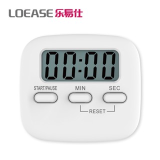 ฟรี ! ถ่าน...นาฬิกาจับเวลา ตั้งเวลาทำอาหาร  Digital Kitchen Timer หน้าจอใหญ่ ตั้งโต๊ะ ติดผนัง