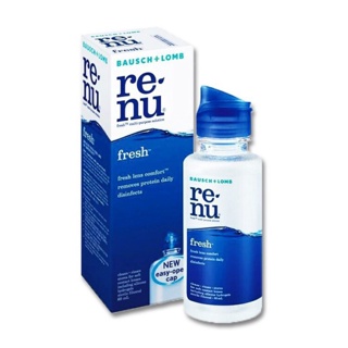 Renu Fresh Multi Purpose Solution รีนิว เรนู น้ำยาล้างคอนแทคเลนส์ น้ำยาคอนแทคเลนส์ ขนาด 60 ml 14355