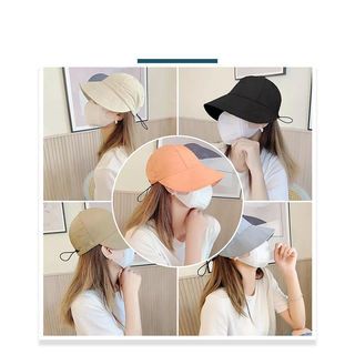 AjuShop-หมวกCUP  ขนาด 23x30x18 ซม.สีฟ้า