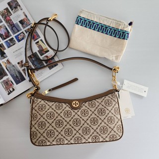 Tory burch T Monogram Jacquard Studio Shoulder Bag