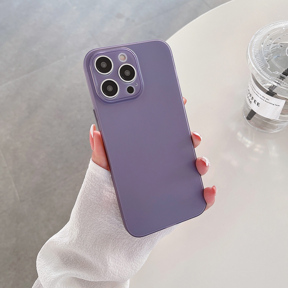 0.3 มม.เคสโทรศัพท์บางเฉียบสําหรับiPhone 15 Pro Max 14 ProMax 13 12 Mini 11 Pro XS Max XR X 8 7 Plus 