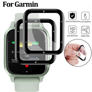 ฟิล์มกันรอยหน้าจอ HD ขอบโค้ง แบบนิ่ม สําหรับ Garmin Venu SQ 2 2s Music Vivoactive 4 4S Forerunner 955 245 945 255 255s