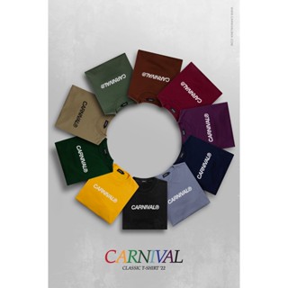 (ของแท้100%) CARNIVAL CLASSIC WASHED T-SHIRT เสือยืด carnival