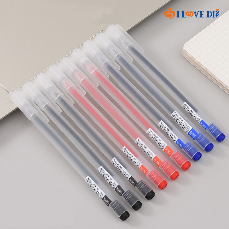 ปากกาหมึกซึม แบบแห้งเร็ว ขนาดใหญ่ สีโปร่งใส แบบเรียบง่าย สําหรับนักเรียน จํานวน 1 ชิ้น