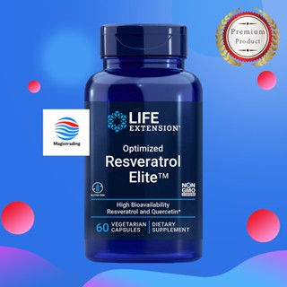 Life extension Optimized Resveratrol Elite / 60 vegetarian capsules