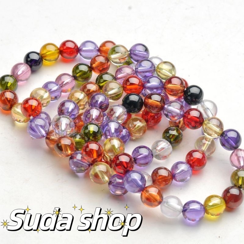 หินเพชรพระยานาคธรรมชาติ มีให้เลือกหลายสีและสีเดียว ขนาดเม็ด 4mm-6mm-8mm-10mm-12mm