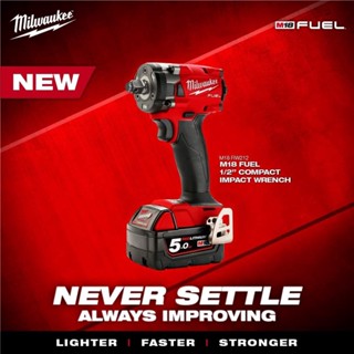 Milwaukee M18 FIW212  บล็อกแบตเตอรี่ไร้สาย ขนาด 4 หุน แรงบิดสูงสุด 339NM